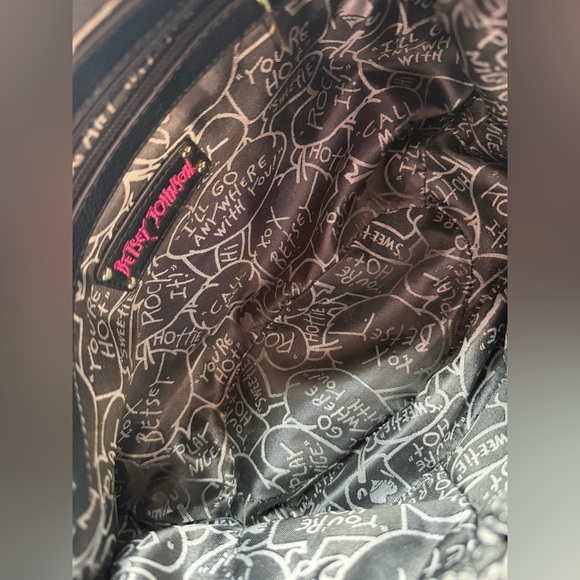 Betsey Johnson Bow Studded Bag - Picture 8 of 15